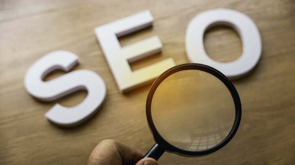 SEO alphabet. Search engine optimization.