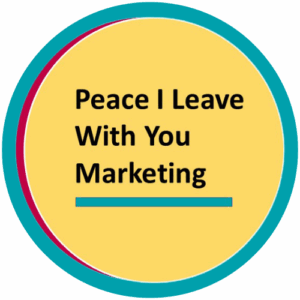Peace I Leave With You Marketing Logo