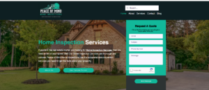 Peace of mind home inspection website