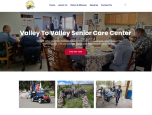 Senior care website development example created by Peace I Leave With You Marketing